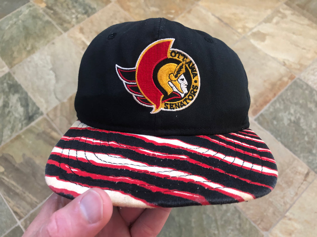 Vintage Ottawa Senators AJD Zubaz Snapback Hockey Hat