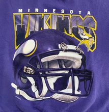 Load image into Gallery viewer, Vintage Minnesota Vikings Nutmeg Football Sweatshirt, Size Large