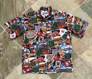 San Francisco 49ers Reyn Spooner Throwback Kekai Print Button-Up