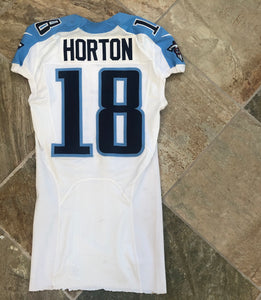 Tennessee Titans Julian Horton Nike Team Issued Game Used Football Jersey