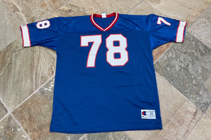 Vintage Buffalo Bills Bruce Smith Champion Football Jersey, Size 52, XXL