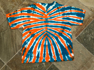 Vintage Miami Dolphins Liquid Blue Tie Dye Football Tshirt, Size XL