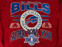 Load image into Gallery viewer, Vintage Buffalo Bills Super Bowl 26 Football Sweatshirt, Size XL