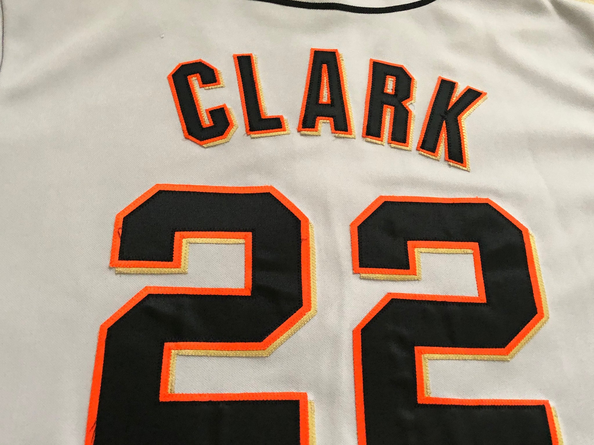 San Francisco Giants Will Clark Throwback Majestic T Shirt