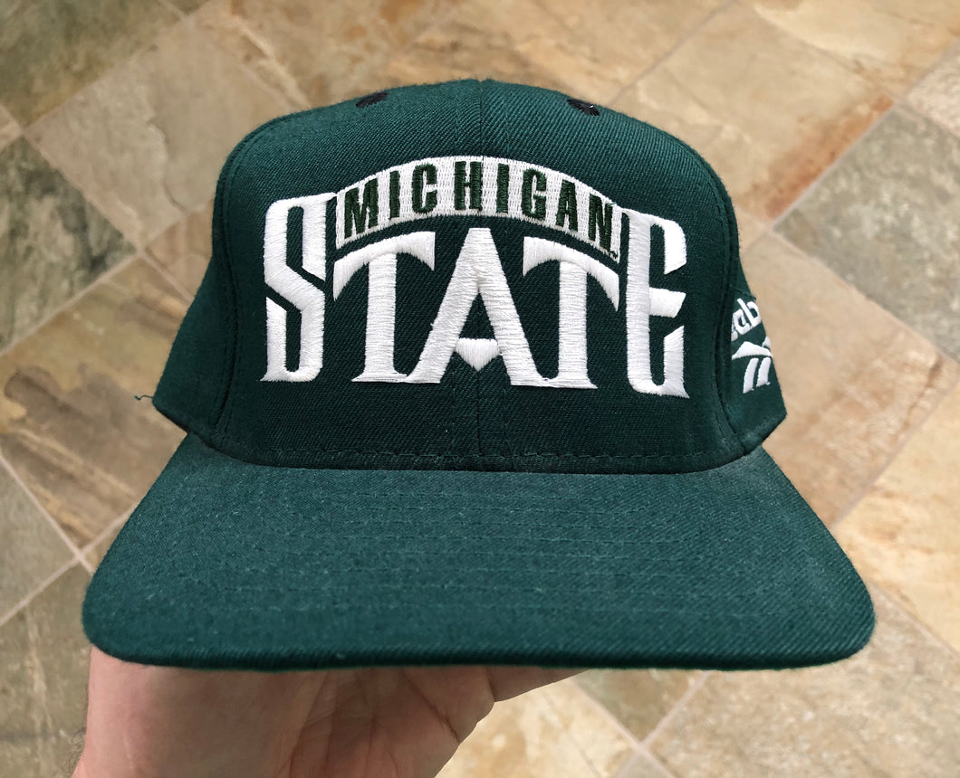 Michigan State Spartans 1980s Corduroy Snapback NWOT NCAA Script MJ32 VTG Magic deals