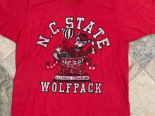 Load image into Gallery viewer, Vintage NC State Wolfpack 1983 Basketball College TShirt, Size Medium