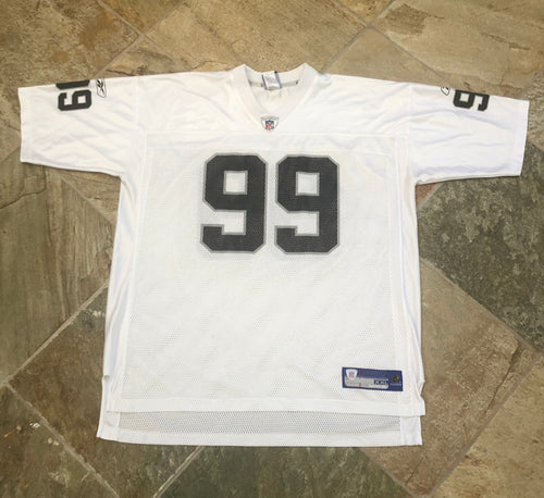 Oakland Raiders Warren Sapp Reebok Football Jersey, Size XXL