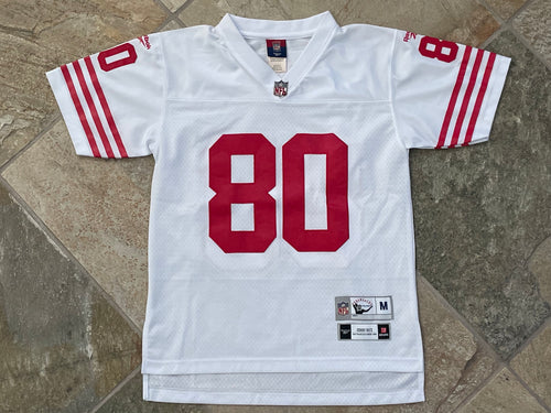 Vintage San Francisco 49ers Jerry Rice Reebok Football Jersey, Size Youth Medium, 10-12