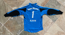 Load image into Gallery viewer, Vintage Bayern Munich Oliver Kahn Adidas Soccer Jersey, Size Youth Medium, 10-12