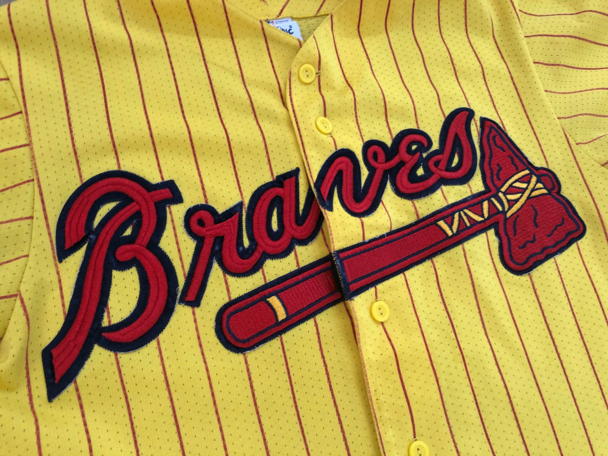 Genuine merchandise kids Atlanta Braves jersey size 12/14