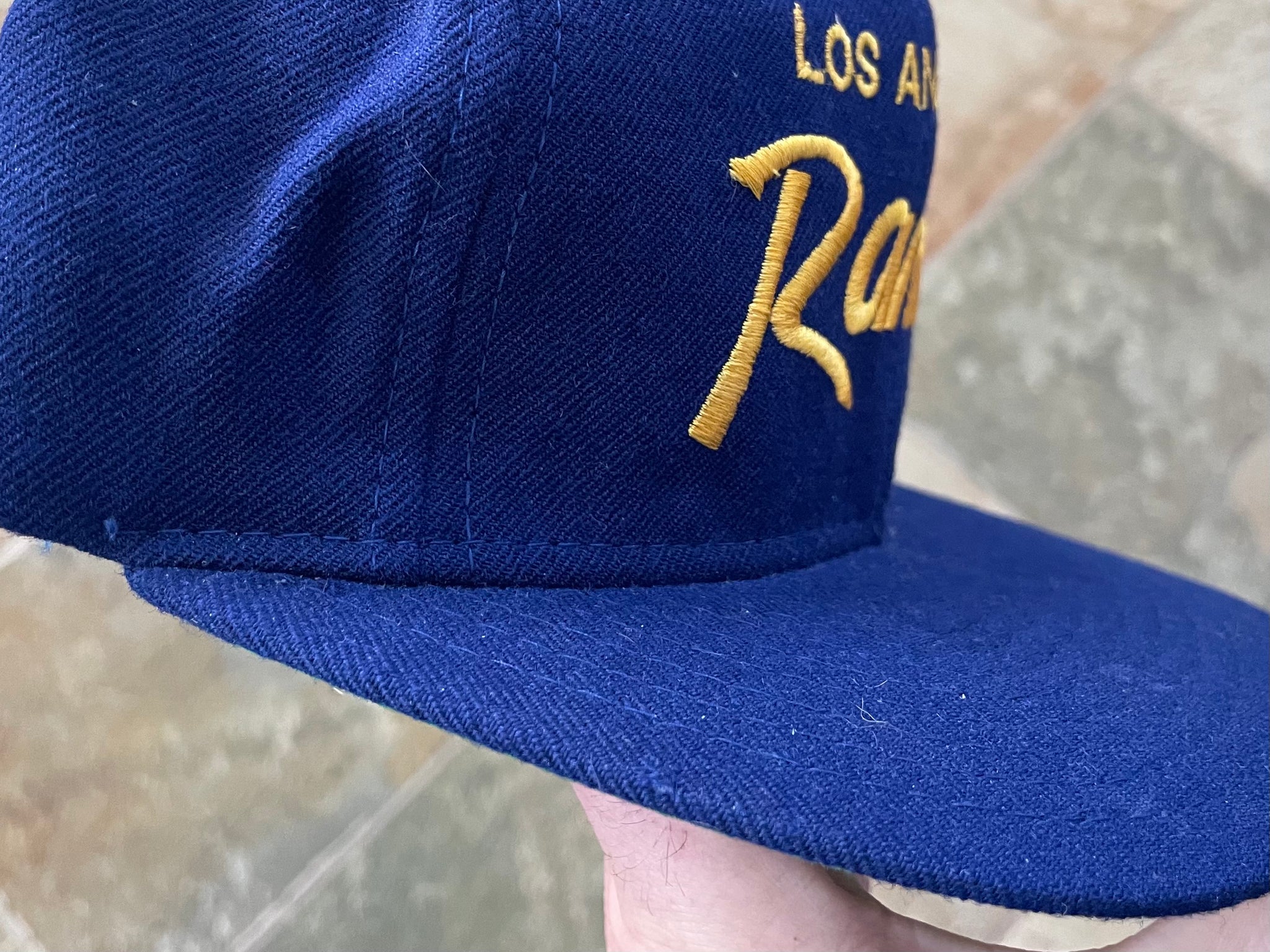 Vintage Los Angeles Rams Hat Blue Yellow Sports Specialties 