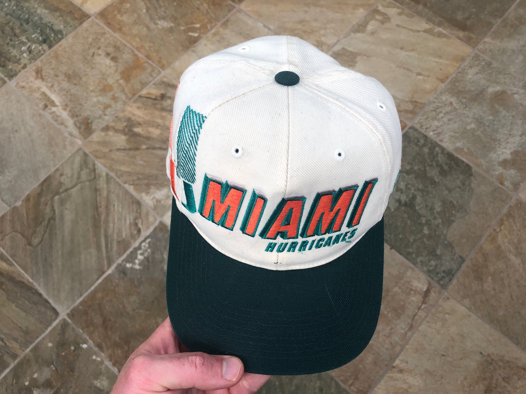 Vintage Miami Dolphins Sports Specialties Shadow SnapBack Hat for