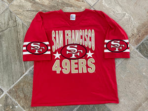 Vintage San Francisco 49ers Garan Football Tshirt, Size Large