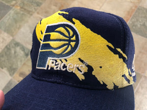 Vintage Indiana Pacers Logo Athletic Splash Snapback Basketball Hat