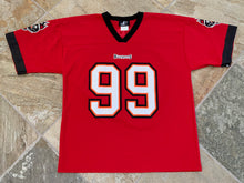 Load image into Gallery viewer, Vintage Tampa Bay Buccaneers Warren Sapp Logo Athletic Football Jersey, Size Large