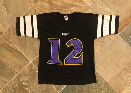 Vintage Baltimore Ravens Vinny Testaverde Logo 7 Football Tshirt, Size Large