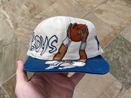 Vintage Dallas Cowboys Drew Pearson Catch Snapback Football Hat