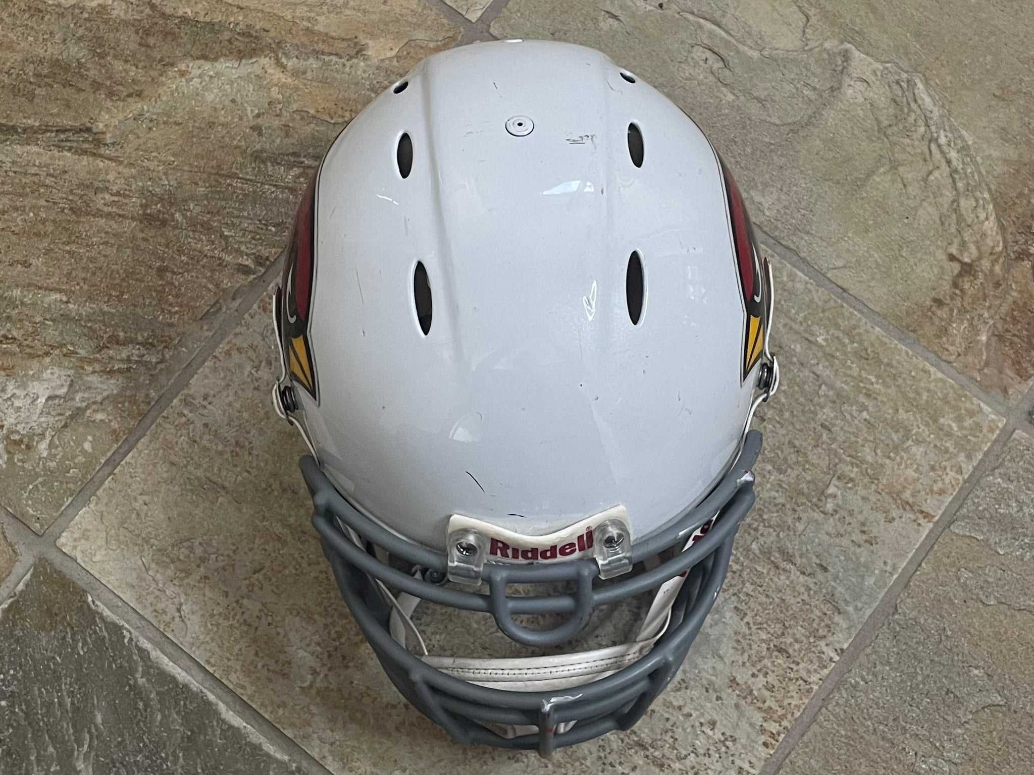 Arizona Cardinals Game Worn NFL Football Helmet ### – Stuck In The 90s  Sports