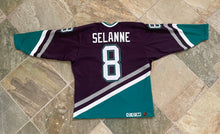 Load image into Gallery viewer, Vintage Anaheim Mighty Ducks Teemu Selanne CCM Authentic Hockey Jersey, Size 48, XL