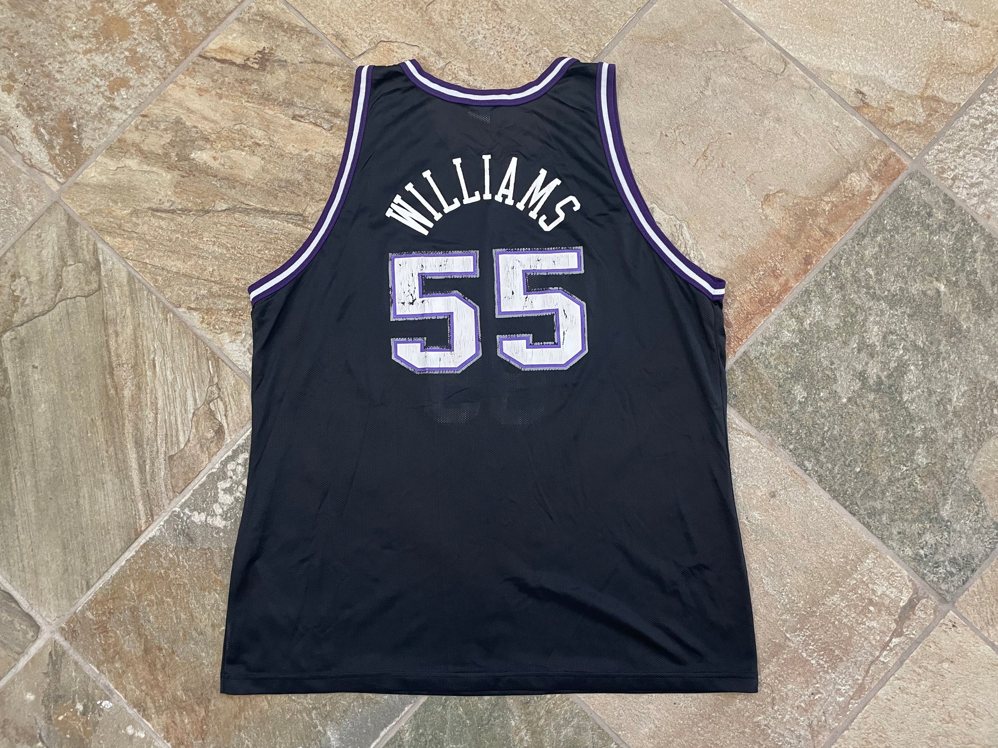 Vintage Champion Sacramento Kings Jason Williams Jersey Size 48