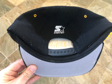 Load image into Gallery viewer, Vintage Pittsburgh Penguins Starter Tri Panel Snapback Hockey Hat