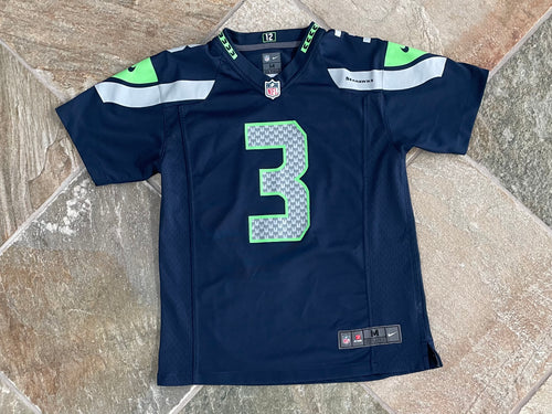 Seattle Seahawks Russell Wilson Nike Football Jersey, Size Youth Medium, 10-12