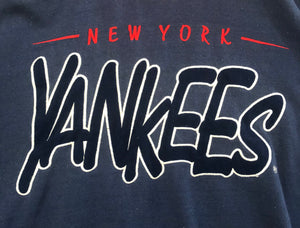 Vintage New York Yankees Starter Double Hood Baseball Sweatshirt, Size Large/XL