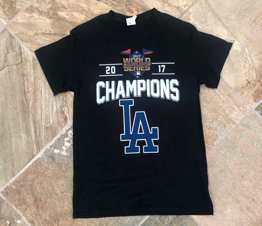 Los Angeles Dodgers 2017 World Series Phantom Baseball Tshirt, Size Small