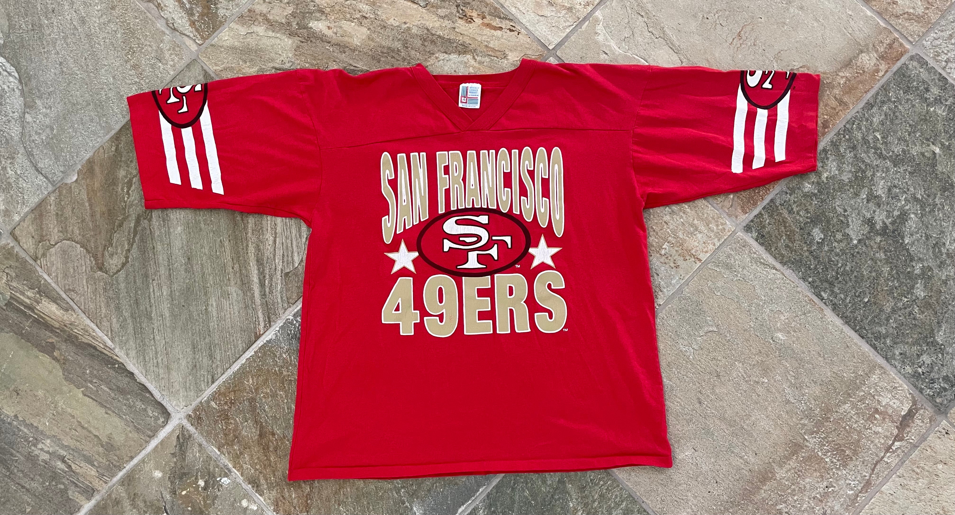 80's San Francisco 49ers Garan NFL Jersey T Shirt Size Medium