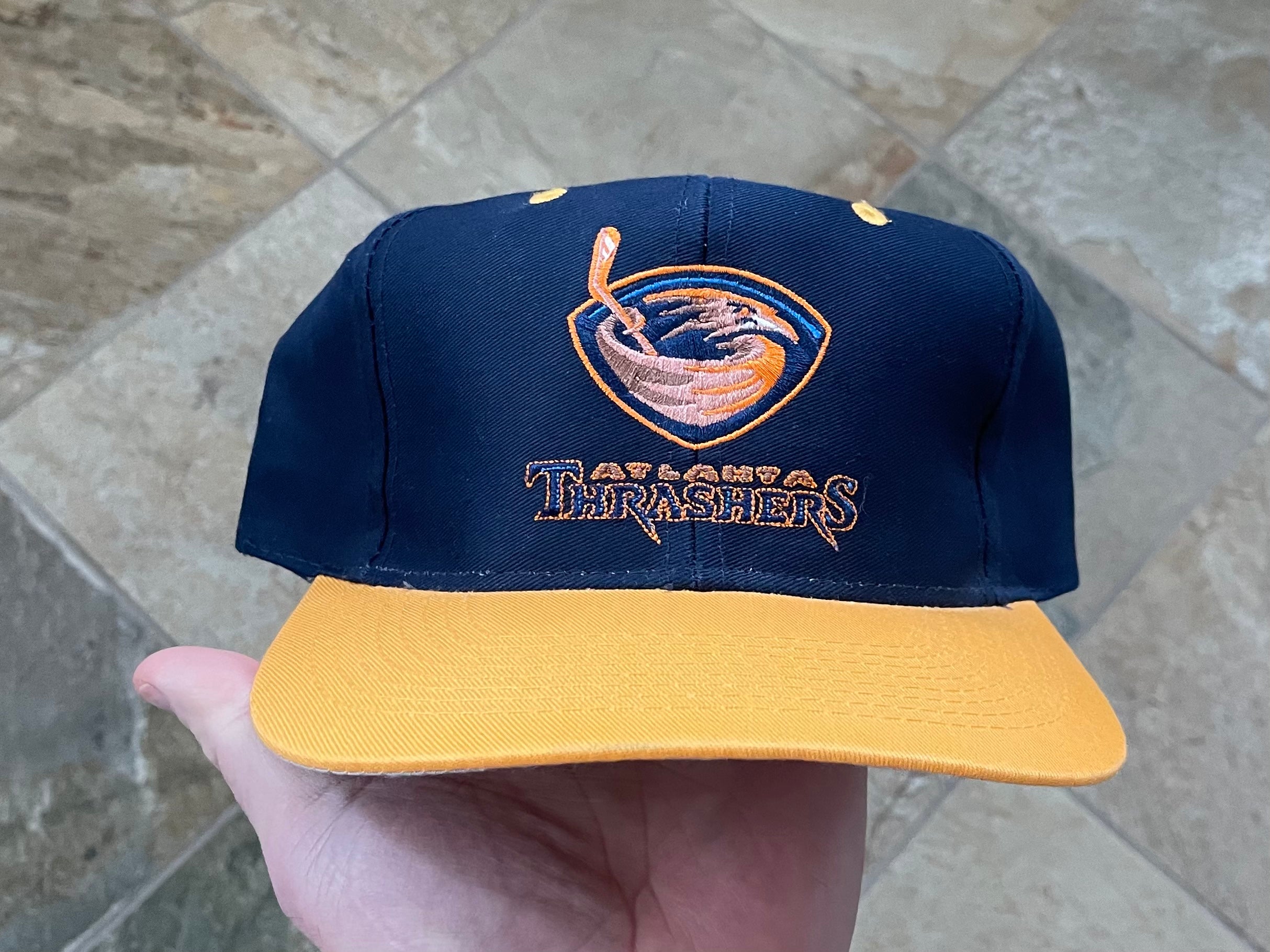 Vintage Atlanta Thrashers Logo 7 Snapback Hockey Hat – Stuck  display picture 2