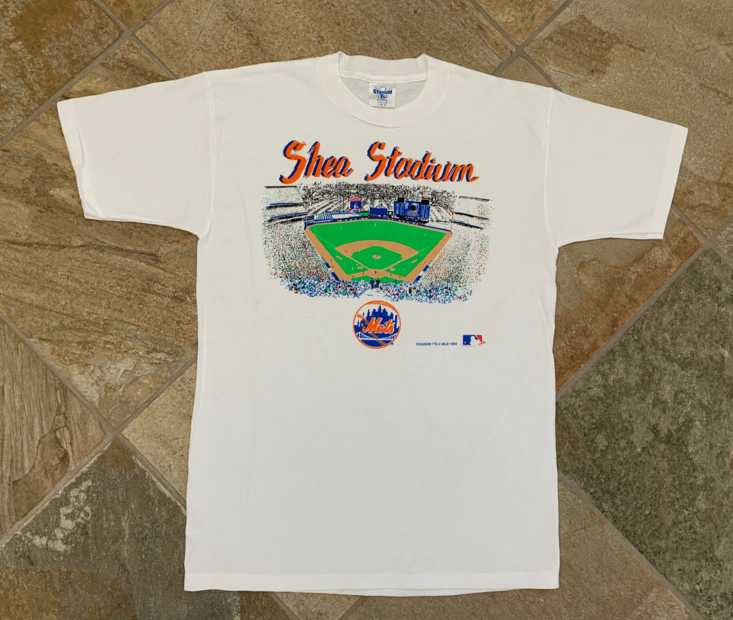 Vintage New York Mets Shea Stadium Baseball Tshirt, Size Large