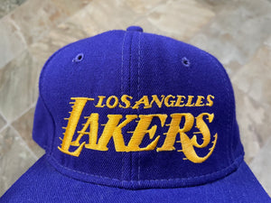 Vintage Los Angeles Lakers Sports Specialties Script Snapback Basketball Hat