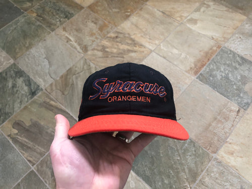 Vintage Syracuse Orangemen Sports Specialties Script Snapback College Hat