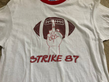 Load image into Gallery viewer, Vintage 1987 NFL Strike Football Tshirt, Size XL