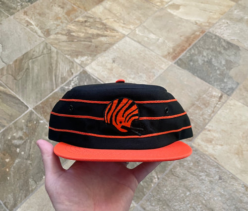 Vintage Cincinnati Bengals Sports Specialties Pill Box Snapback Football Hat