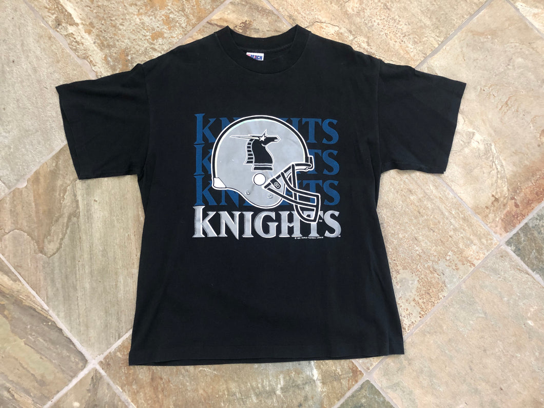 Vintage New York New Jersey Knights WLAF Football Tshirt, Size XL