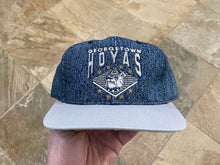 Load image into Gallery viewer, Vintage Georgetown Hoyas Starter Denim Snapback College Hat