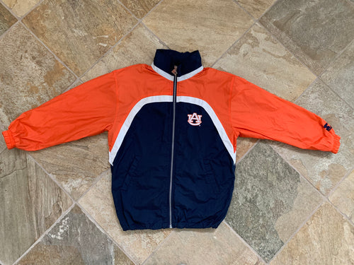 Vintage Auburn Tigers Starter Windbreaker College Jacket, Size Large