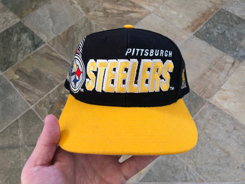 Vintage Pittsburgh Steelers Sports Specialties Shadow Snapback Football Hat