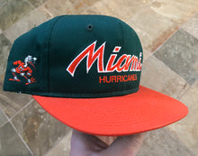Load image into Gallery viewer, Vintage Miami Hurricanes Sports Specialties Script SnapBack College Hat