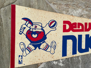 Vintage Denver Nuggets NBA Basketball Pennant