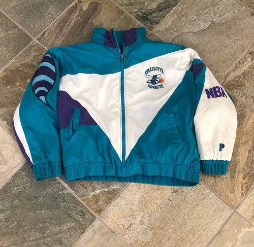 Vintage Charlotte Hornets Pro Player Parka Basketball Jacket, Size XL