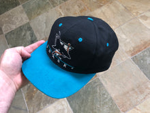 Load image into Gallery viewer, Vintage San Jose Sharks Twins Enterprises Snapback Hockey Hat