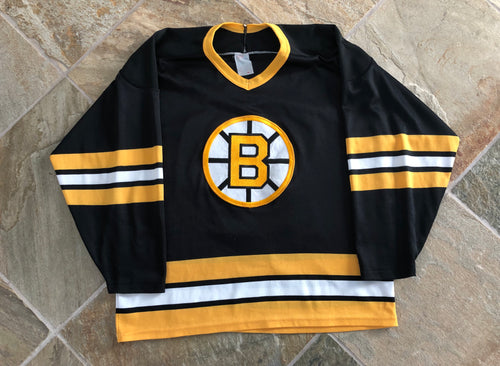 Vintage Boston Bruins Ray Bourque CCM Maska Hockey Jersey, Size Large