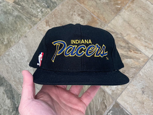 Vintage Indiana Pacers Sports Specialties Script Snapback Basketball Hat