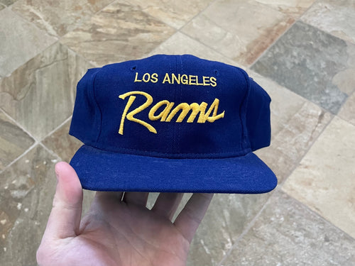 Vintage Los Angeles Rams Sports Specialties Script Snapback Football Hat