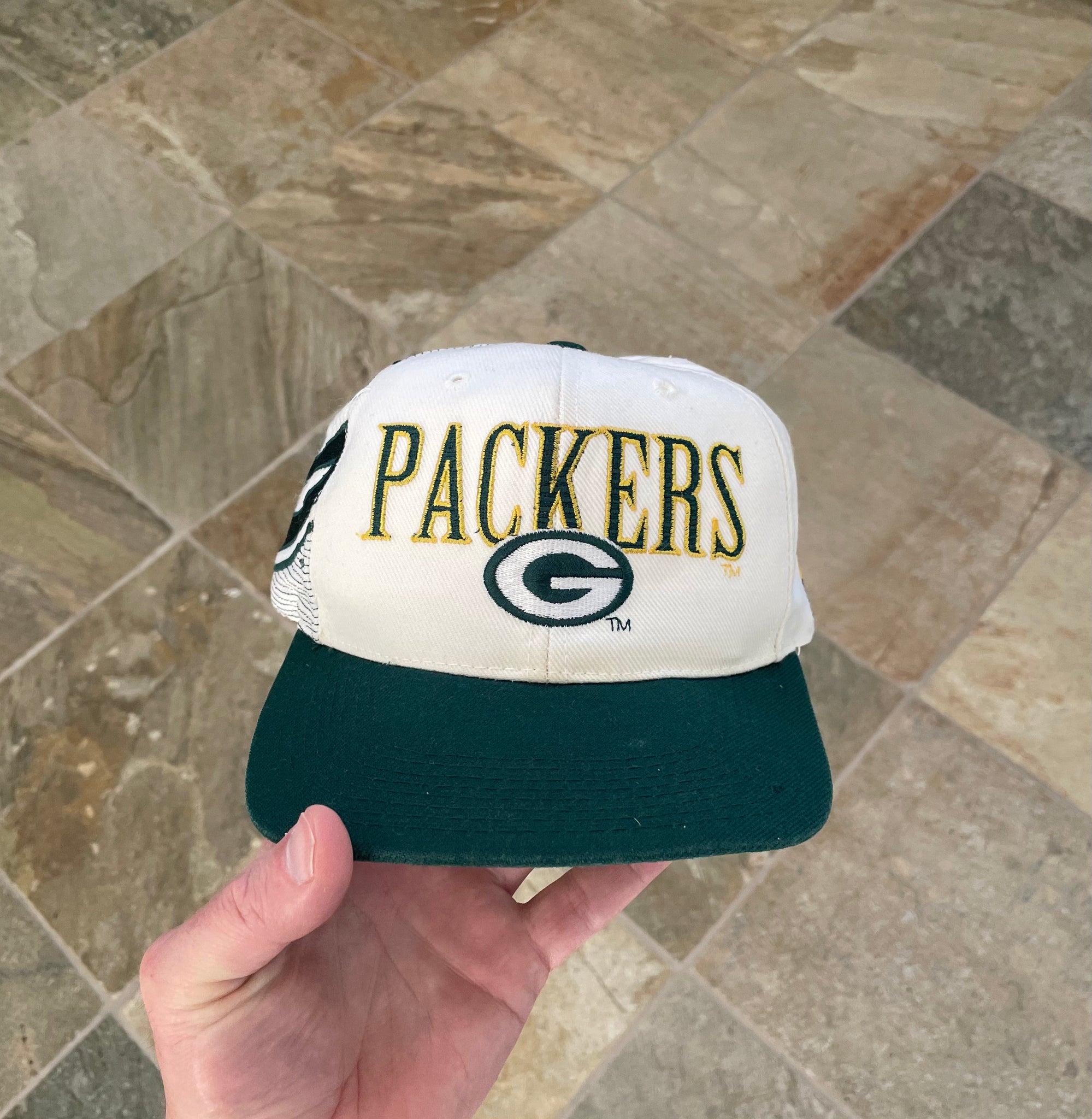 Green Bay Packers Hat Sports Specialties Script 90s Vintage 