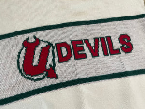 Vintage Utica Devils Cliff Engle Sweater Hockey Sweatshirt, Size Medium