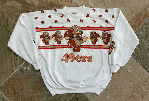 Vintage San Francisco 49ers Huddles Football Sweatshirt, Size Medium