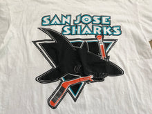 Load image into Gallery viewer, Vintage San Jose Sharks Big Logo Hockey Tshirt, Size XL